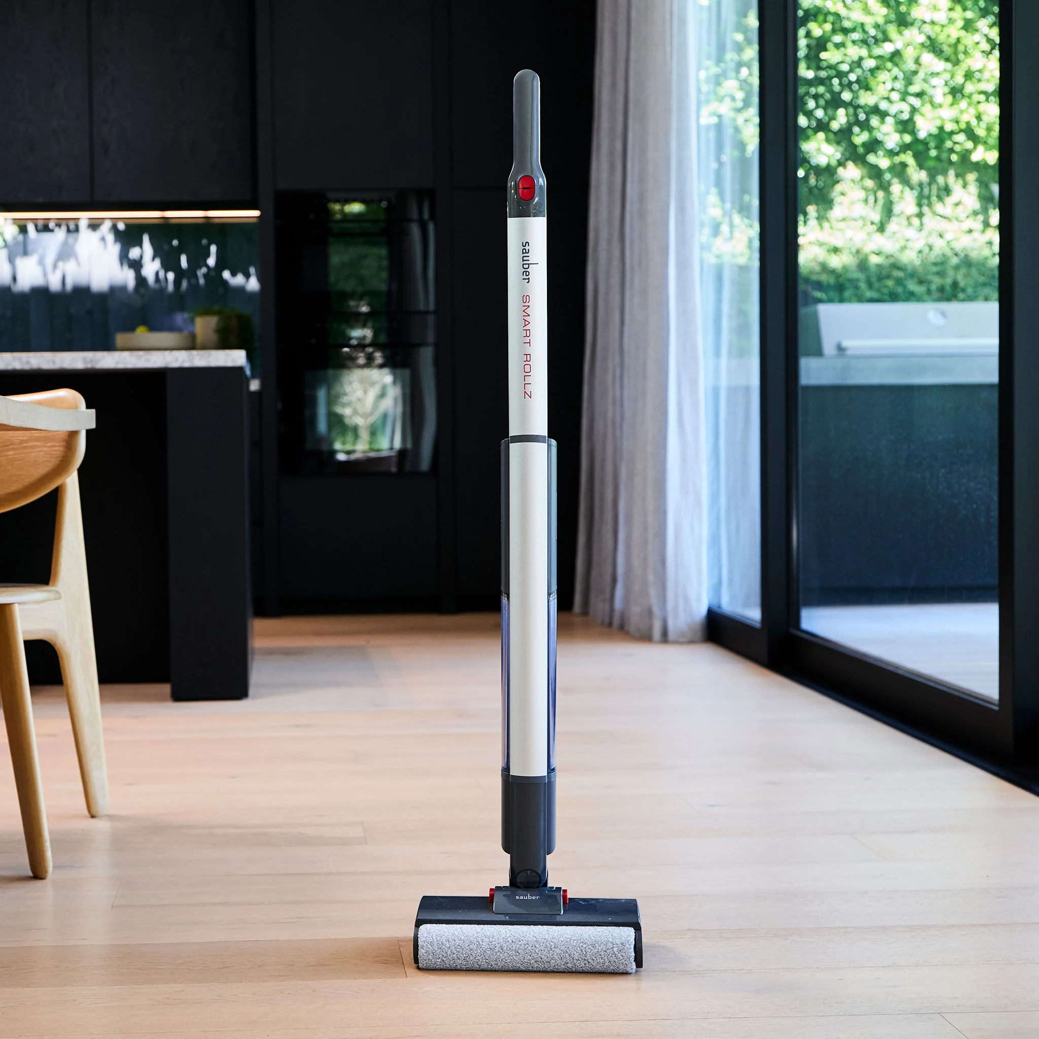 Sauber Smart Rollz Electric Hard Floor Cleaner & Mop with One-Touch Self-Cleaning - Image 4