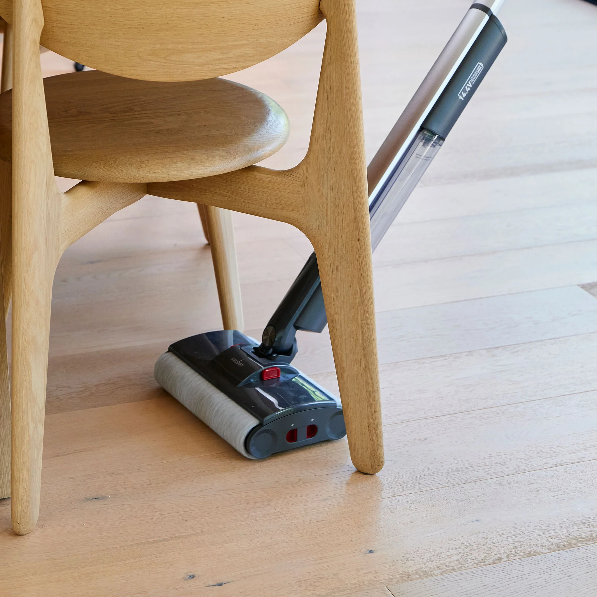 Sauber Smart Rollz Electric Hard Floor Cleaner & Mop with One-Touch Self-Cleaning - Image 6